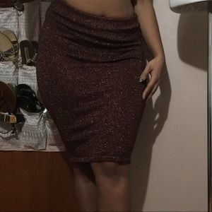 Forever 21 holiday pencil skirt